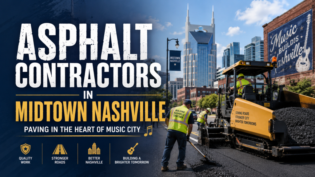 Asphalt Contractors in Midtown Nashville: Paving in the Heart of Music City
